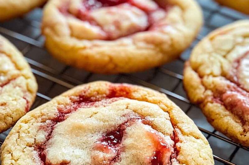 Strawberry Swirl Cookies Recipe