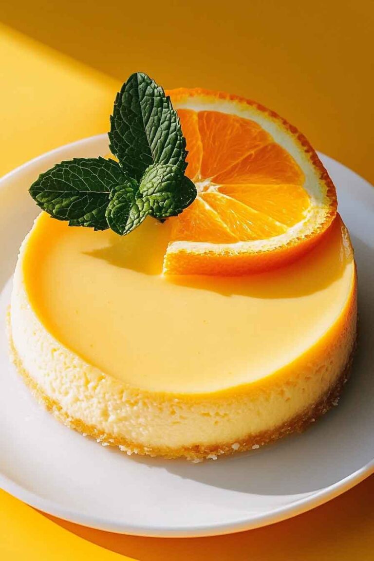 Sunset Coconut Orange Flan