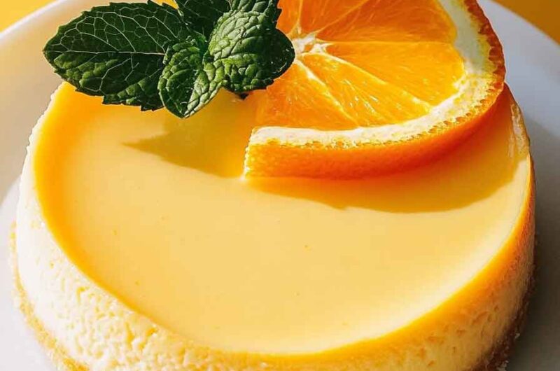 Sunset Coconut Orange Flan