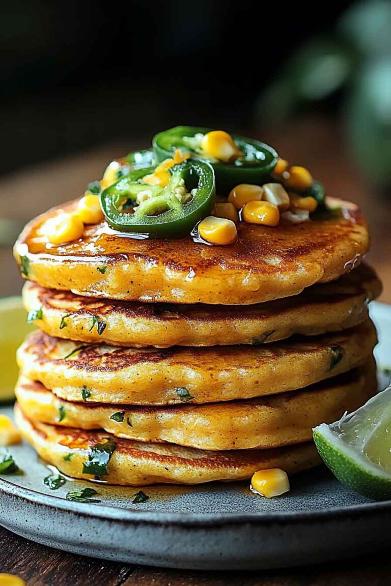Sweet Heat Cornbread Pancakes