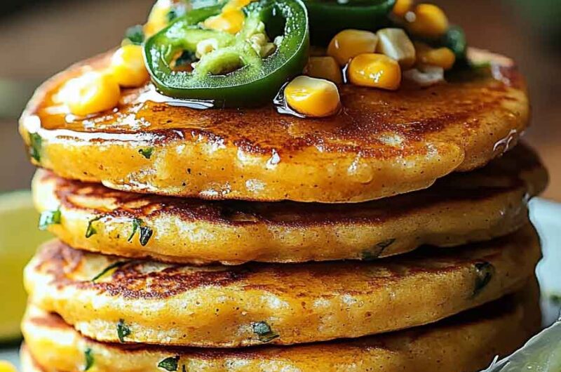 Sweet Heat Cornbread Pancakes