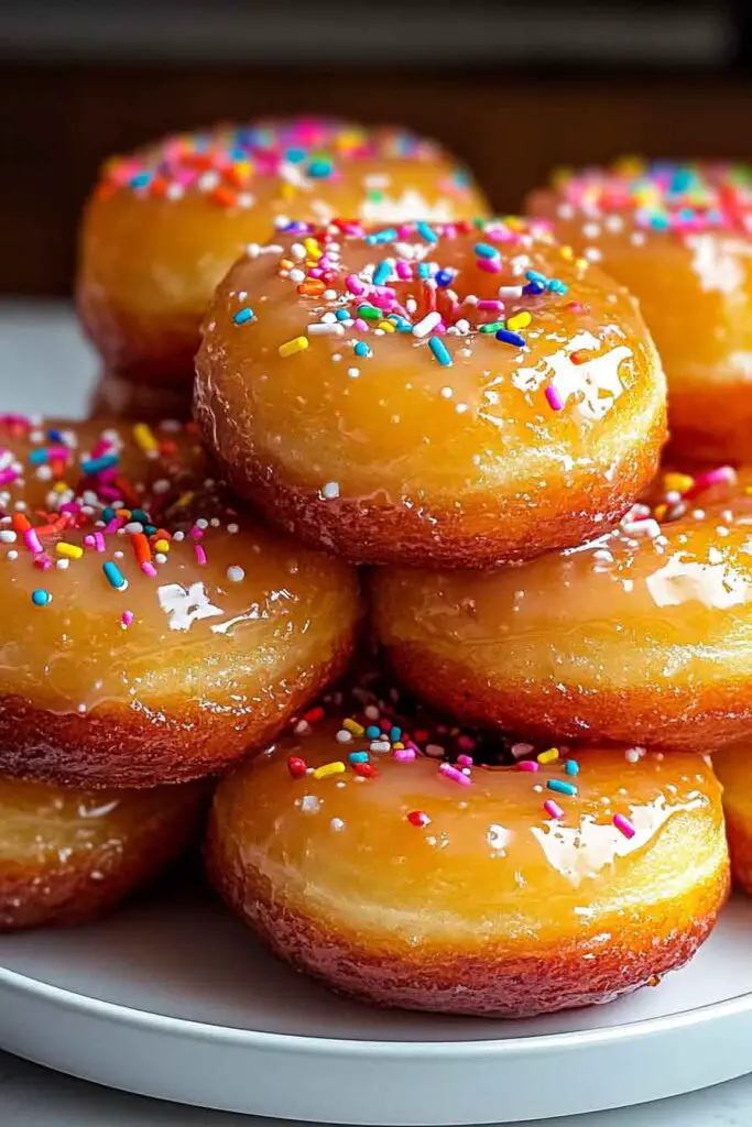 Storing Sweet Heat Honey Butter Cornbread Doughnuts