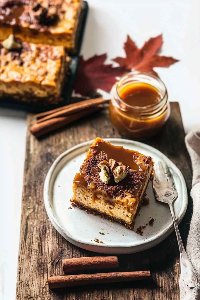 How to Serve Sweet Potato Cheesecake Bars