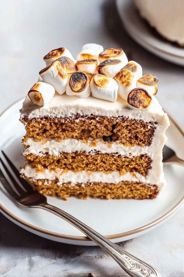 Sweet Potato Marshmallow Cake