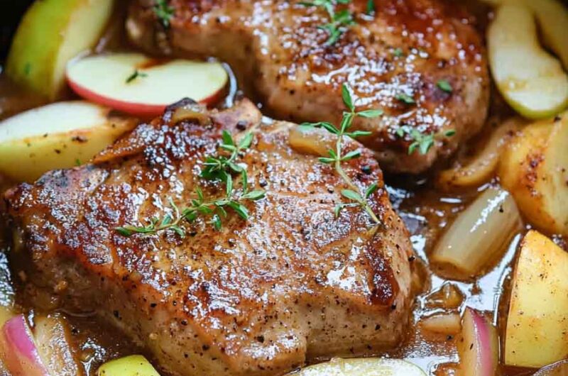 Crock Pot Apple Pork Chops Recipe