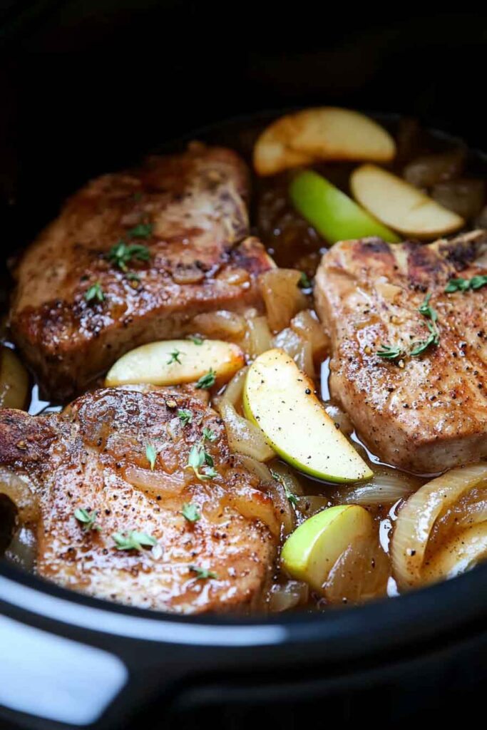 Nutrition Information for Crock Pot Apple Pork Chops