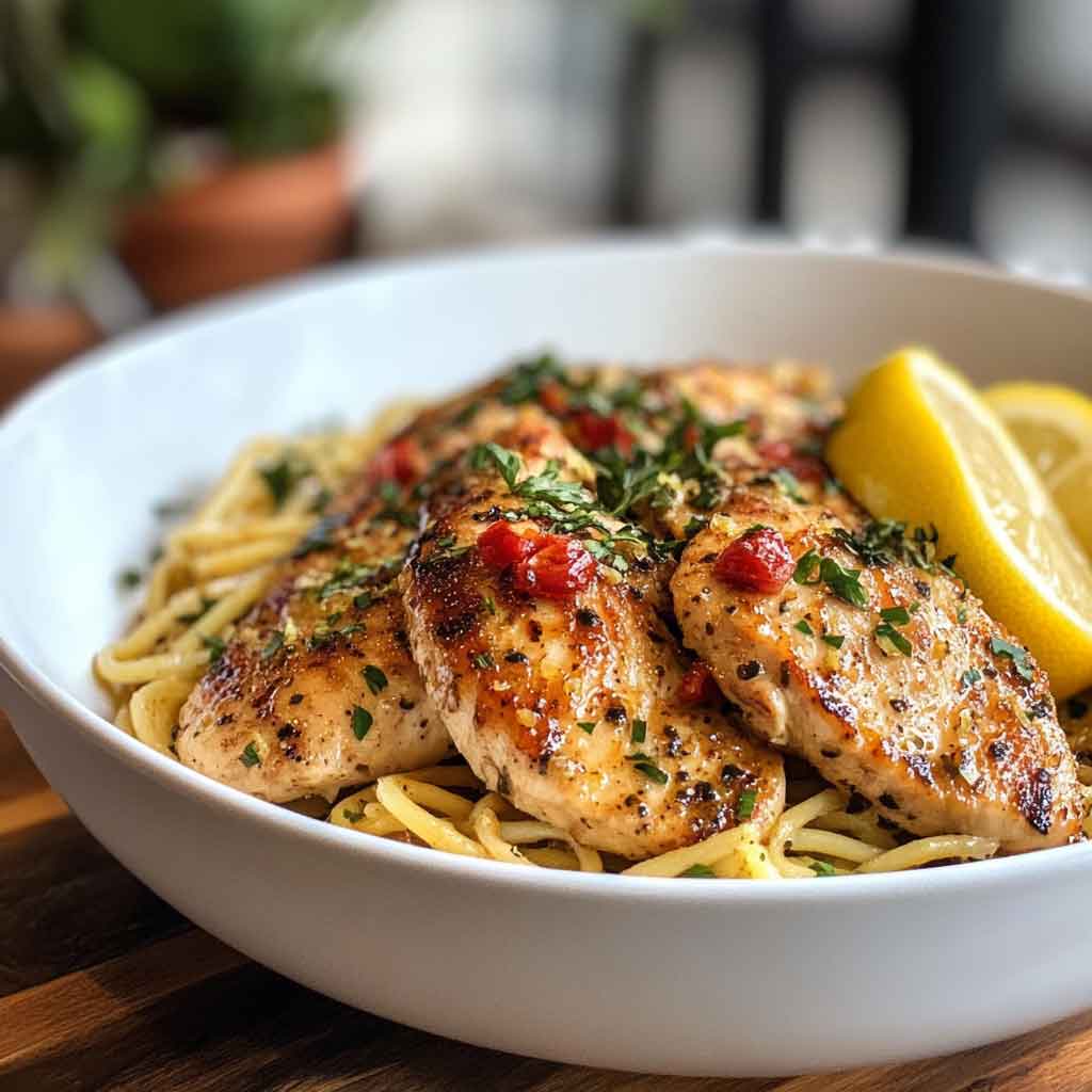 Storing Tangy Lemon Chicken Piccata