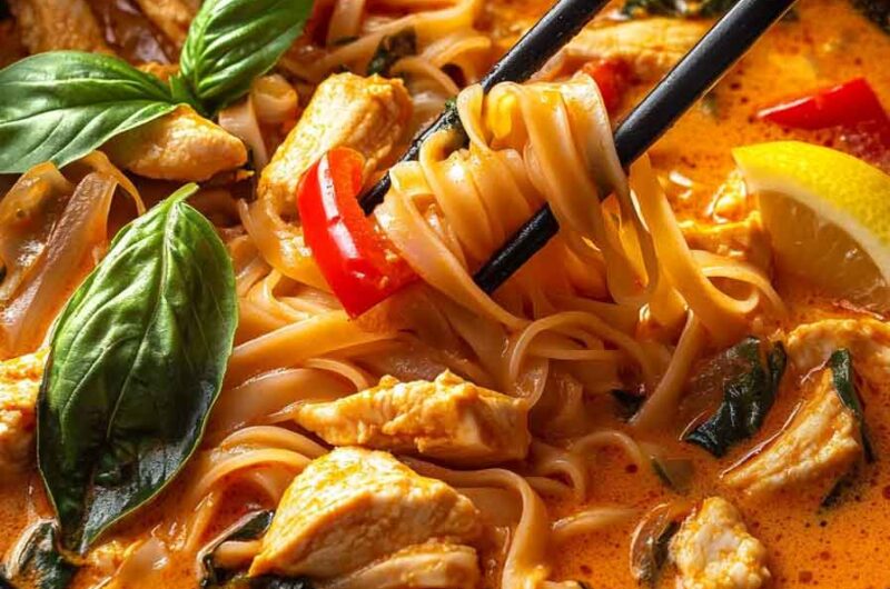 Thai Red Curry Noodle Soup