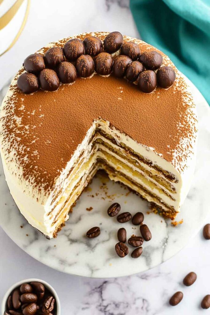 Step-by-Step Instructions for Tiramisu Layer Cake