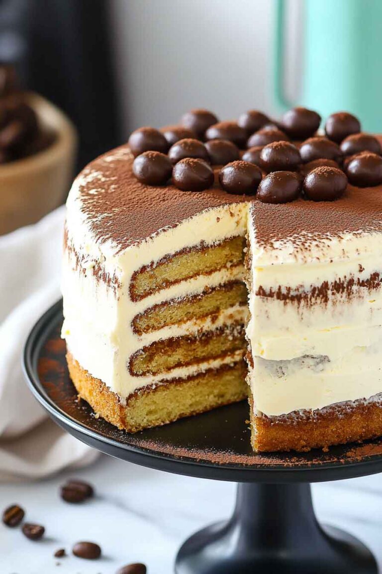 Tiramisu Layer Cake