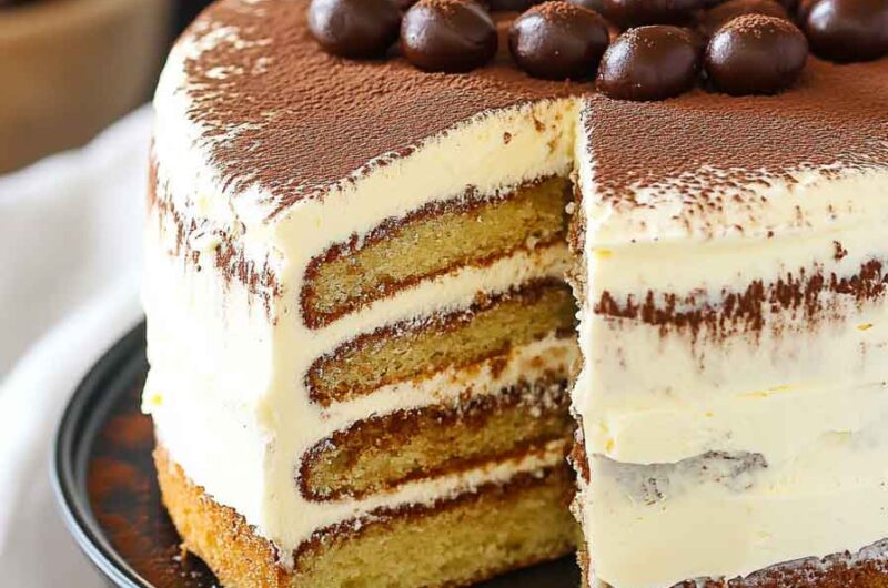 Tiramisu Layer Cake