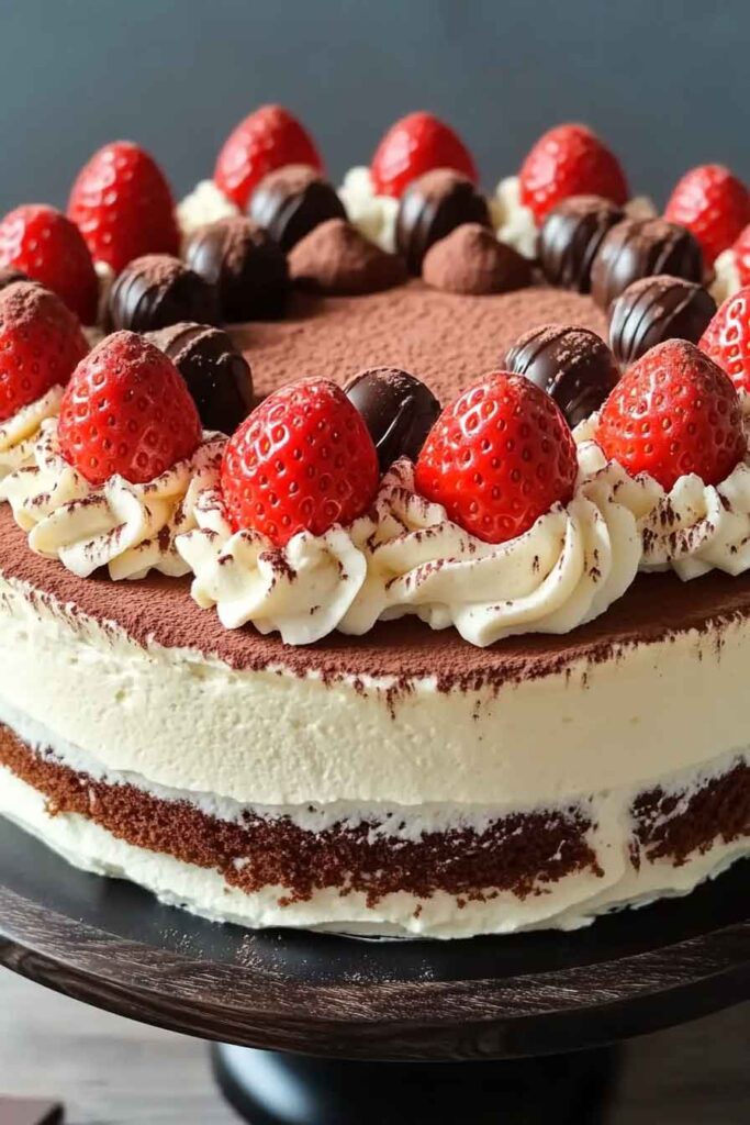 How to Serve Tiramisu Leches Cake