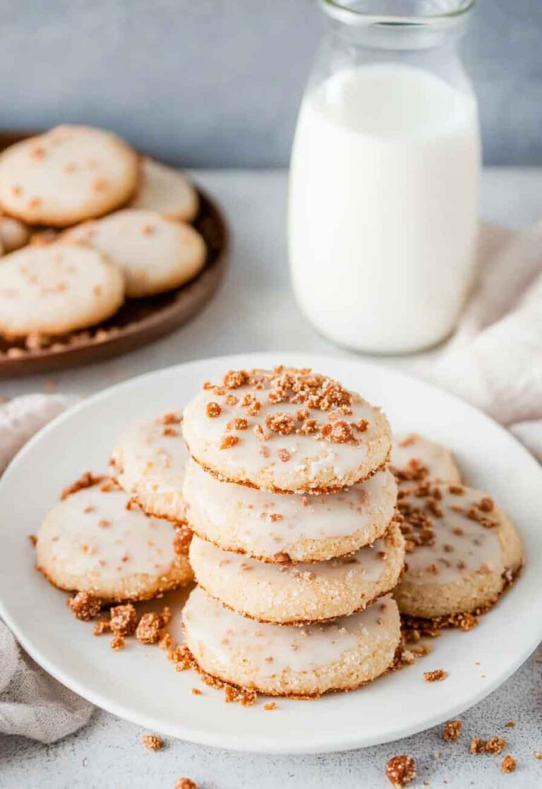 Toffee Shortbread Cookies
