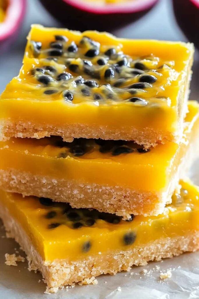 How to Serve Tropical Passion Fruit Bars