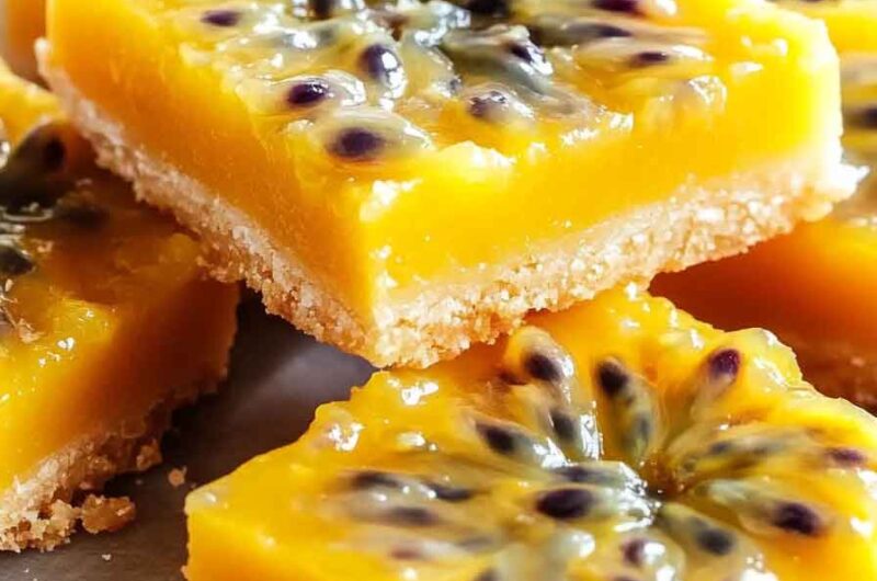 Tropical Passion Fruit Bars