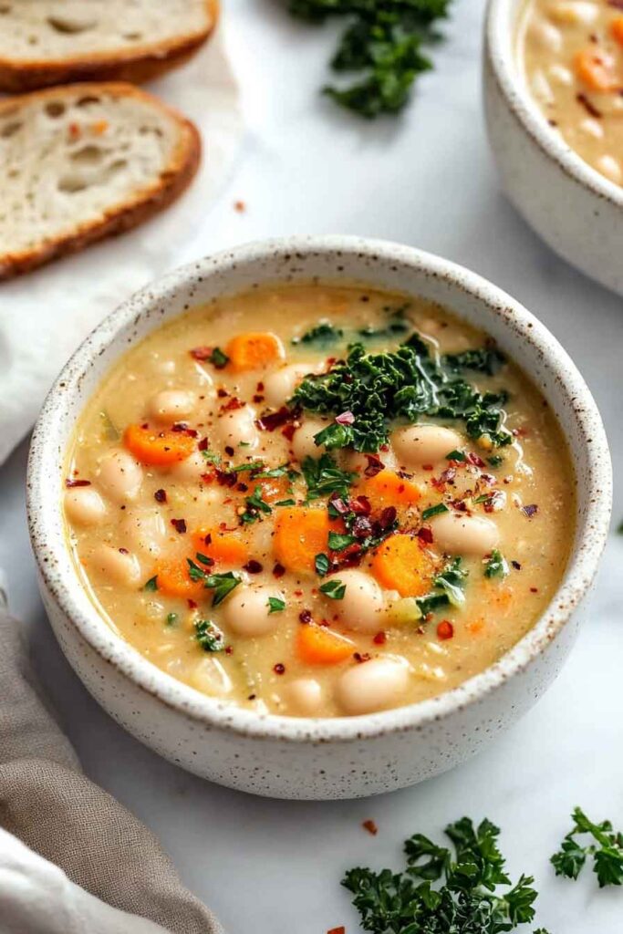 How to Store and Reheat Tuscan White Bean Soup