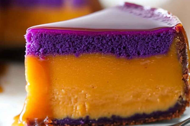 Ube Flan Cake
