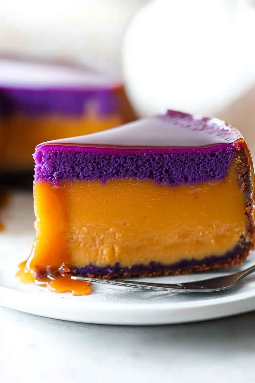 Ube Flan Cake