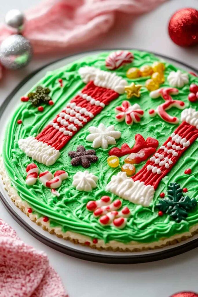 Step-by-Step Instructions for Making the Ugly Sweater Cake