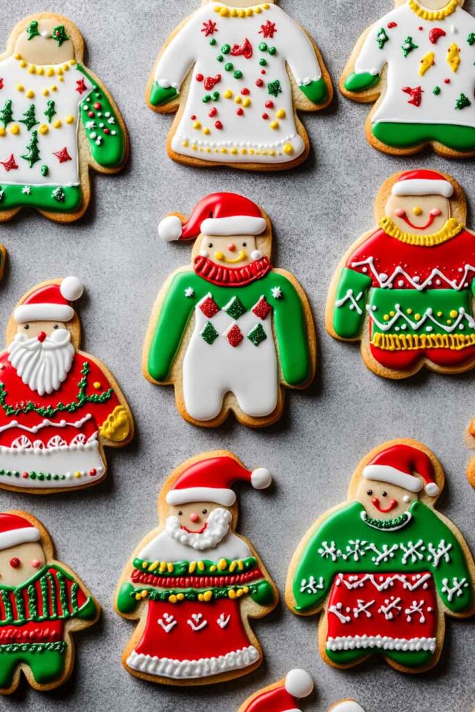 Serving Ugly Sweater Cookies