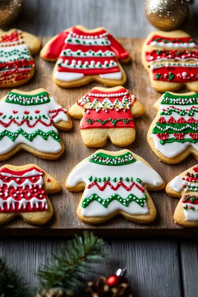 Step-by-Step Instructions for Making Ugly Sweater Cookies