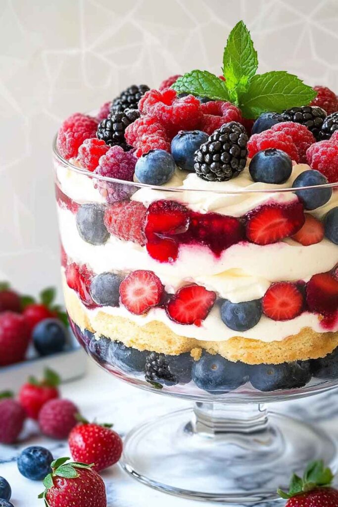 Vanilla Berry Trifle