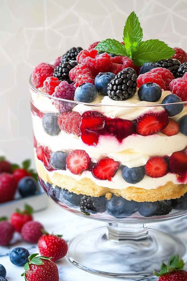 Vanilla Berry Trifle