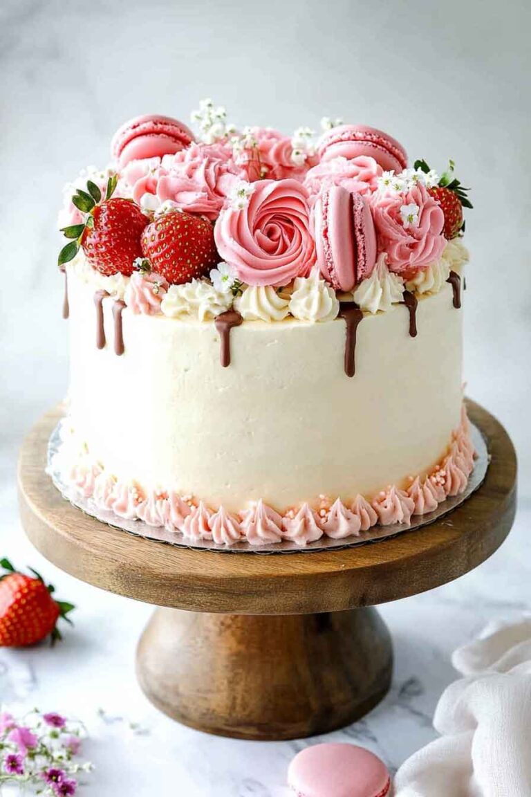 Vanilla Rose Cake
