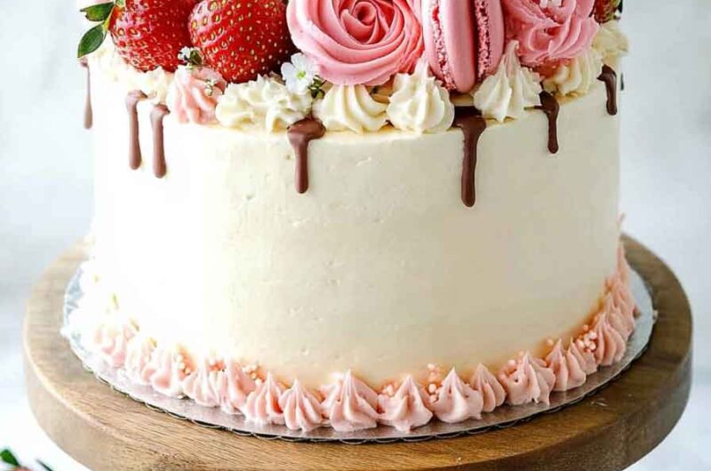 Vanilla Rose Cake