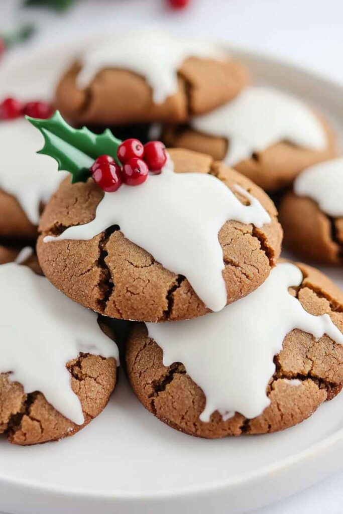 White Chocolate Ginger Cookies