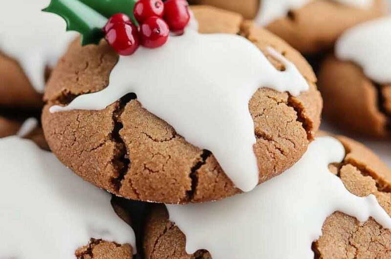 White Chocolate Ginger Cookies