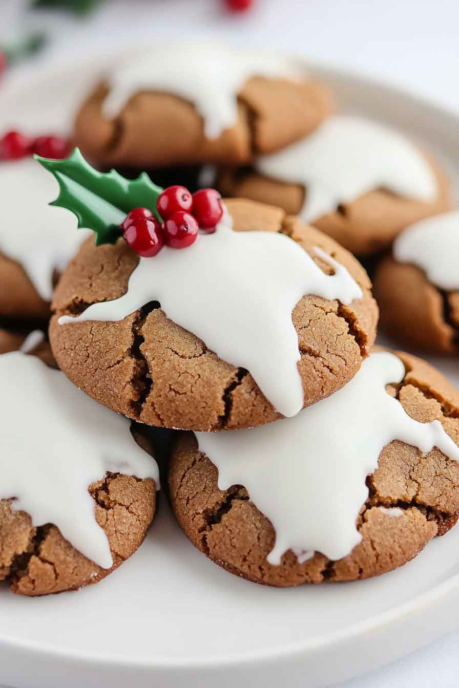 White Chocolate Ginger Cookies