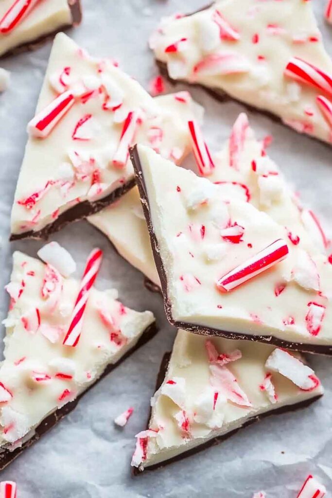 How to Serve White Chocolate Peppermint Bark