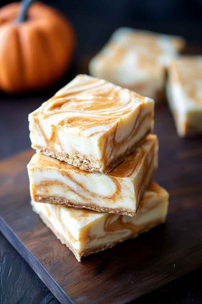 White Chocolate Pumpkin Spice Brownies
