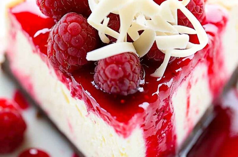 White Chocolate Raspberry Cheesecake Recipe