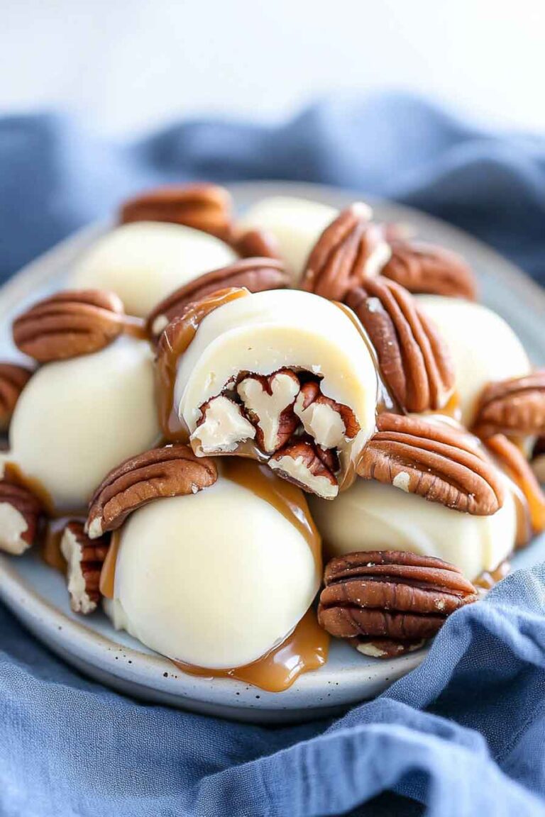 White Chocolate Turtle Candies Recipe