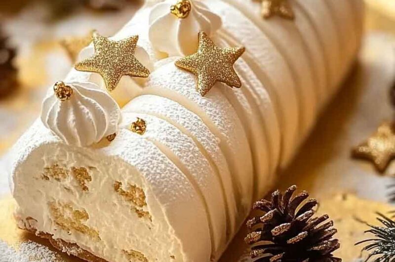 White Christmas Buche