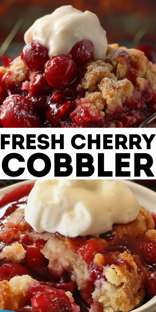 Fresh Cherry Cobbler Recipe