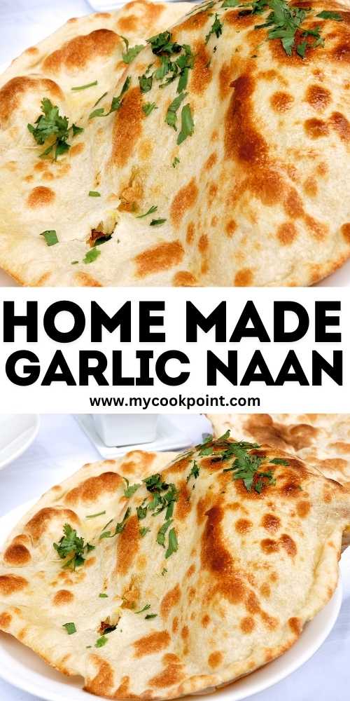 home made garlic naan recipe