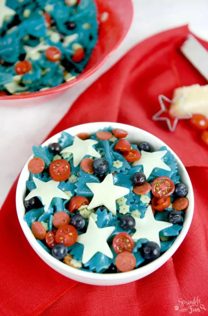 Patriotic Pasta Salad