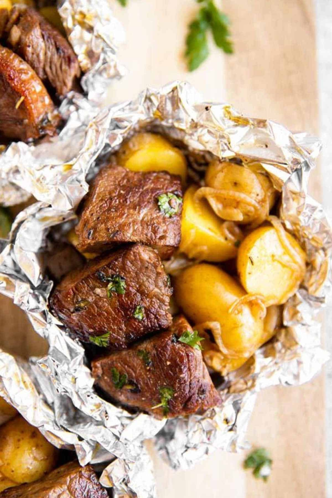 Garlic Butter Steak and Potatoes