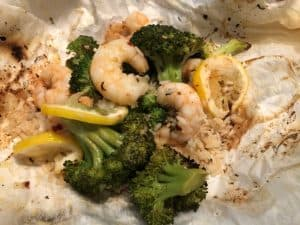 Shrimp and Broccoli with Lemon Pepper