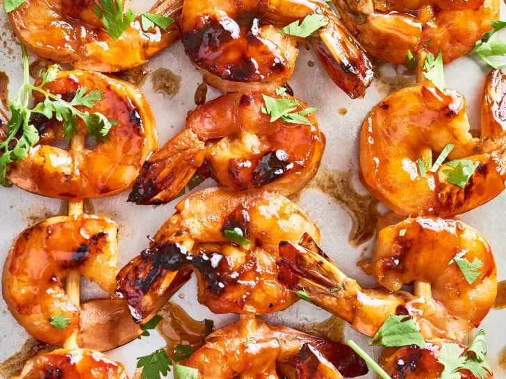 Firecracker Shrimp Skewers