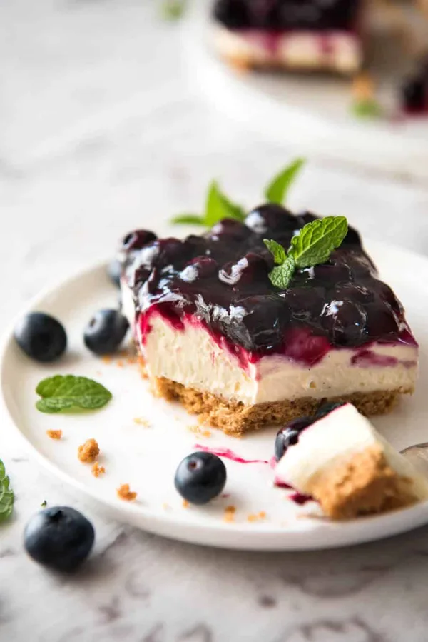 Blueberry Cheesecake Bars