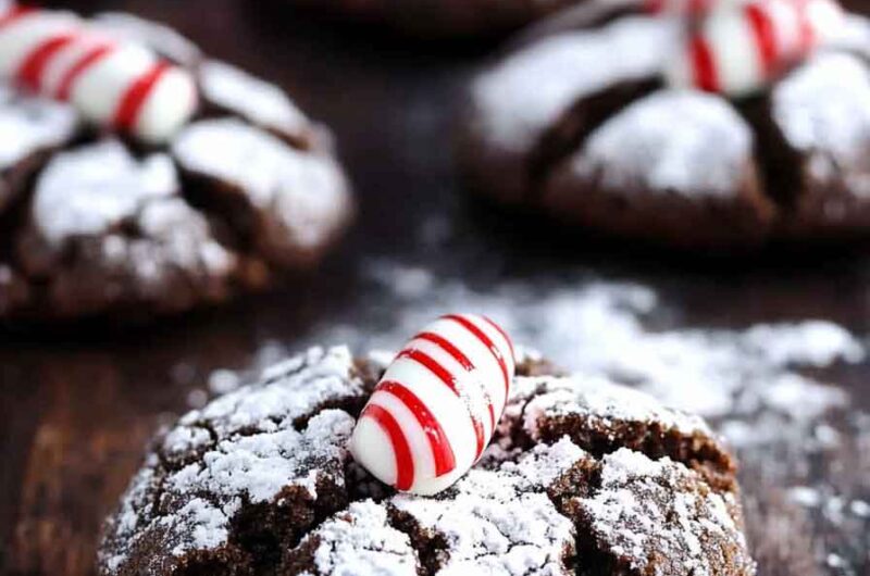 Chocolate Peppermint Blossoms