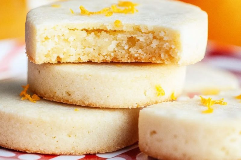 Citrus Shortbread Cookies