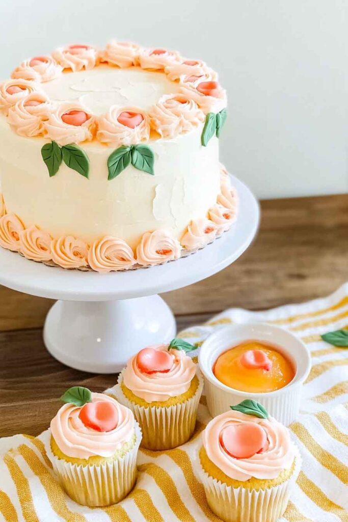 Step-by-Step Instructions for Peachy Cake