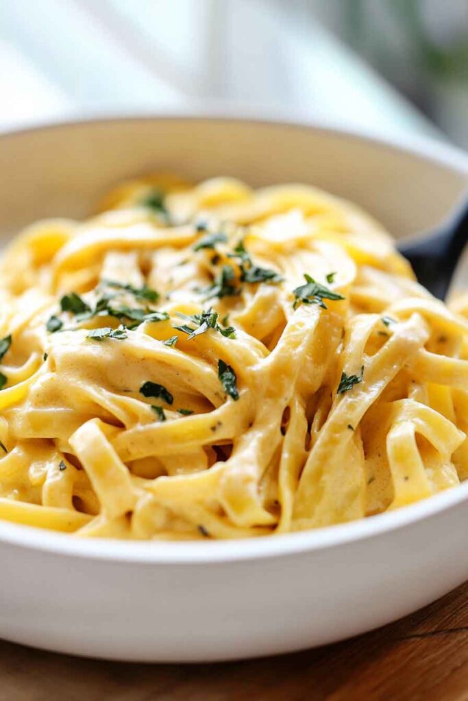 How to Serve Pumpkin Alfredo