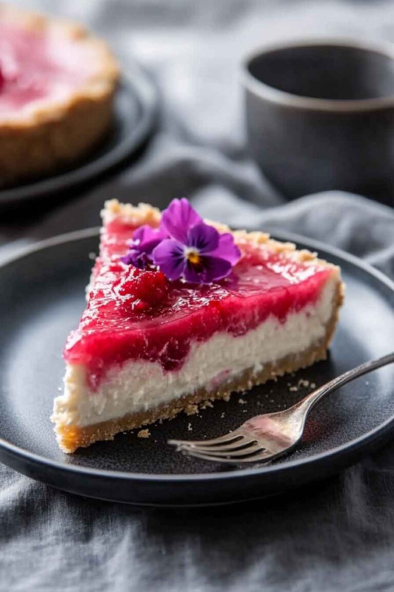 Rhubarb Cheesecake