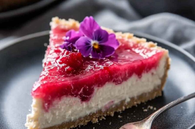 Rhubarb Cheesecake